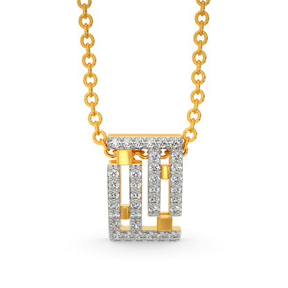 Express in Weaves Diamond Pendants