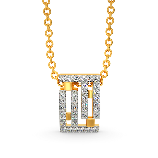 Express in Weaves Diamond Pendants