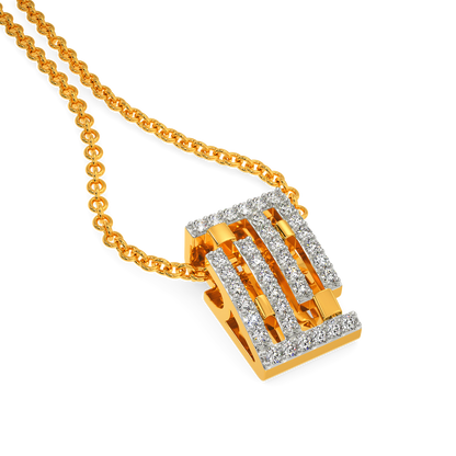 Express in Weaves Diamond Pendants
