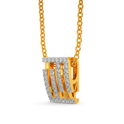 Express in Weaves Diamond Pendants