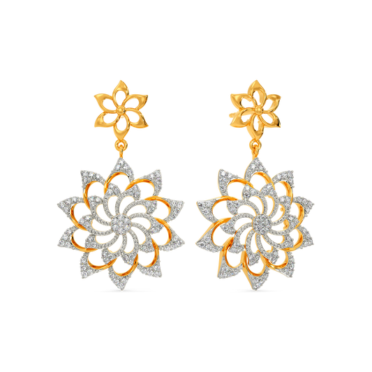 Blossom Bouquet Diamond Earrings