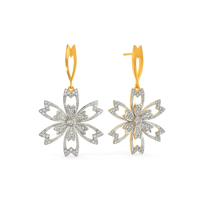 Floral Fantasia Diamond Earrings