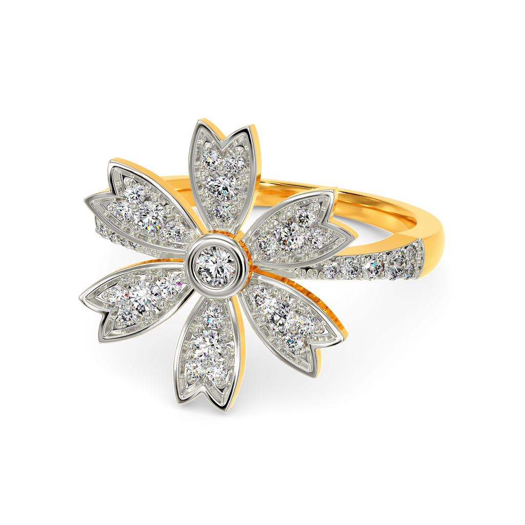 Floral Fantasia Diamond Rings