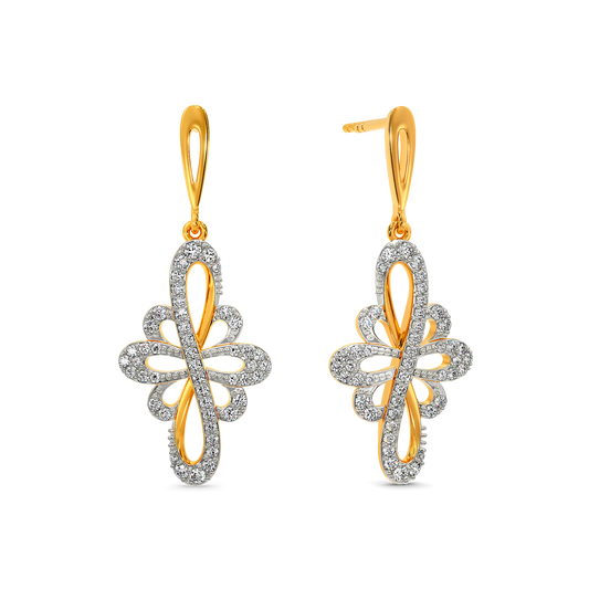 Petal Whispers Diamond Earrings