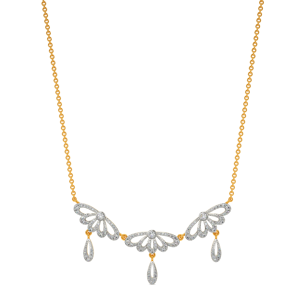 Petal Whispers Diamond Necklaces