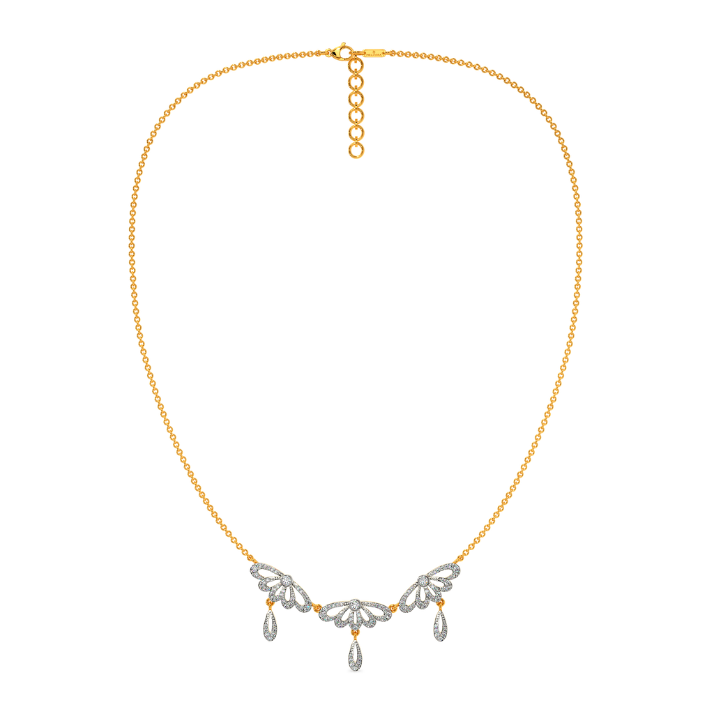 Petal Whispers Diamond Necklaces