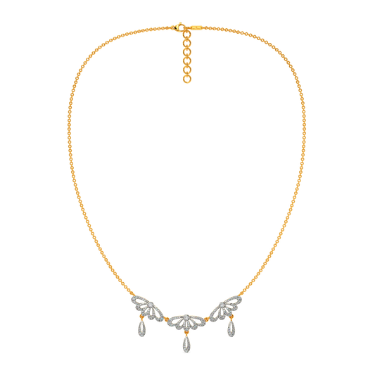 Petal Whispers Diamond Necklaces