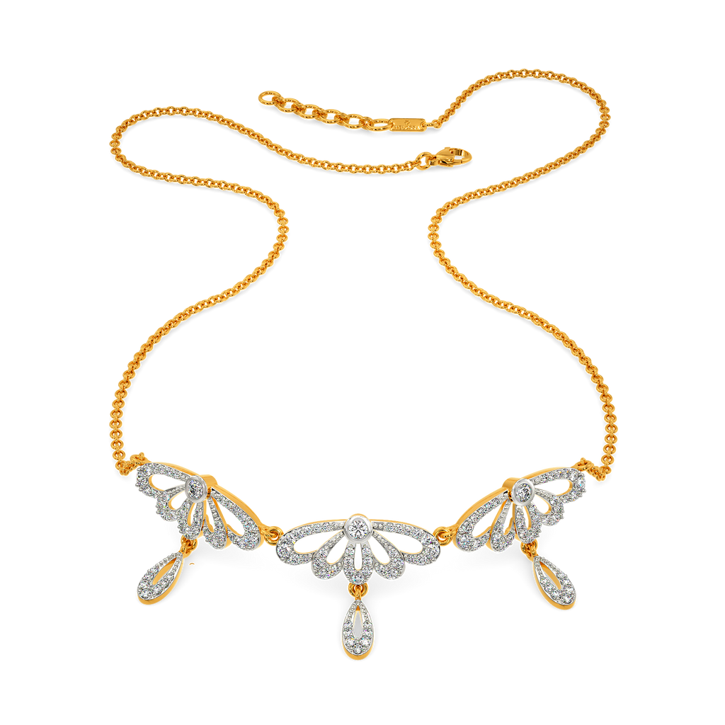 Petal Whispers Diamond Necklaces