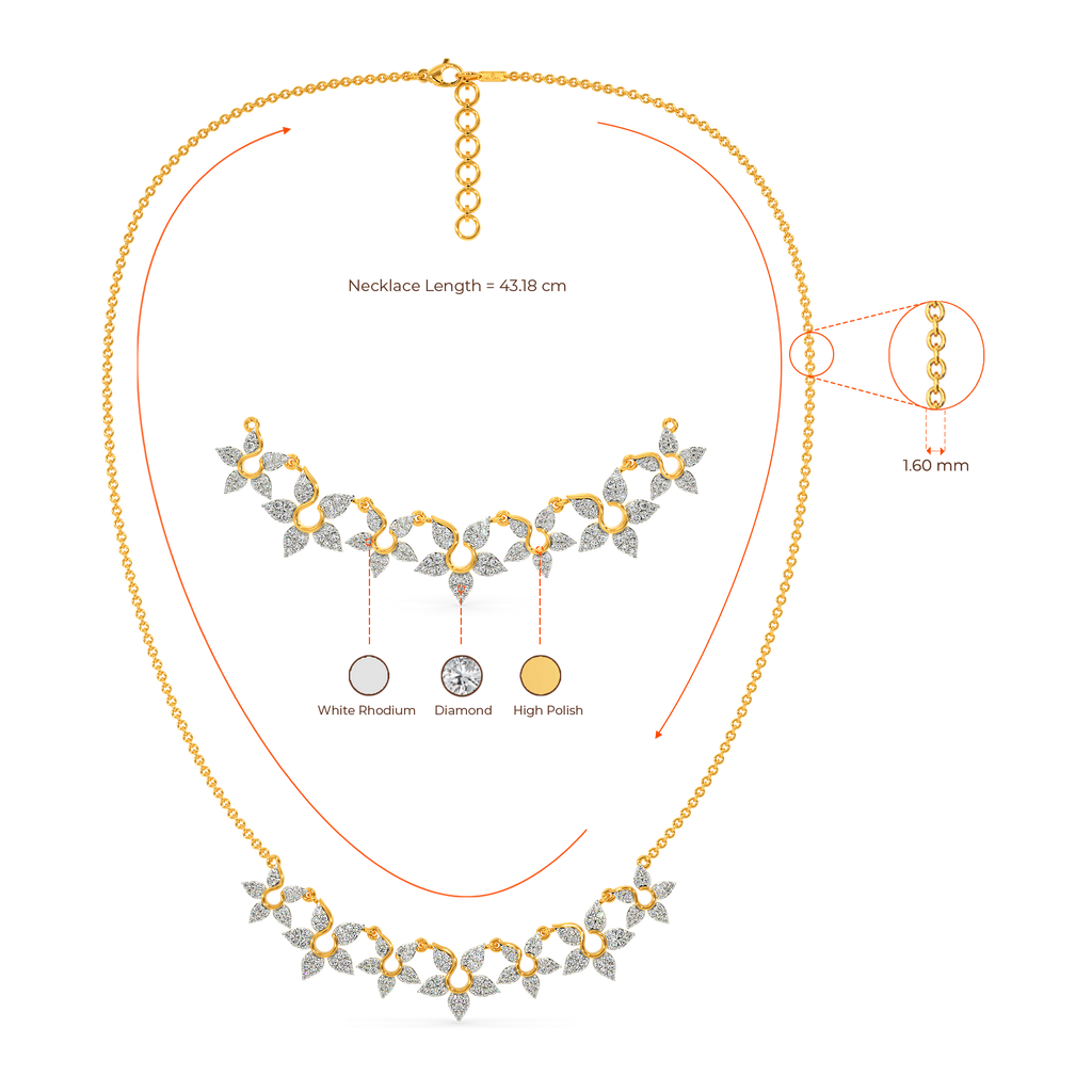 Bloom Breeze Diamond Necklaces