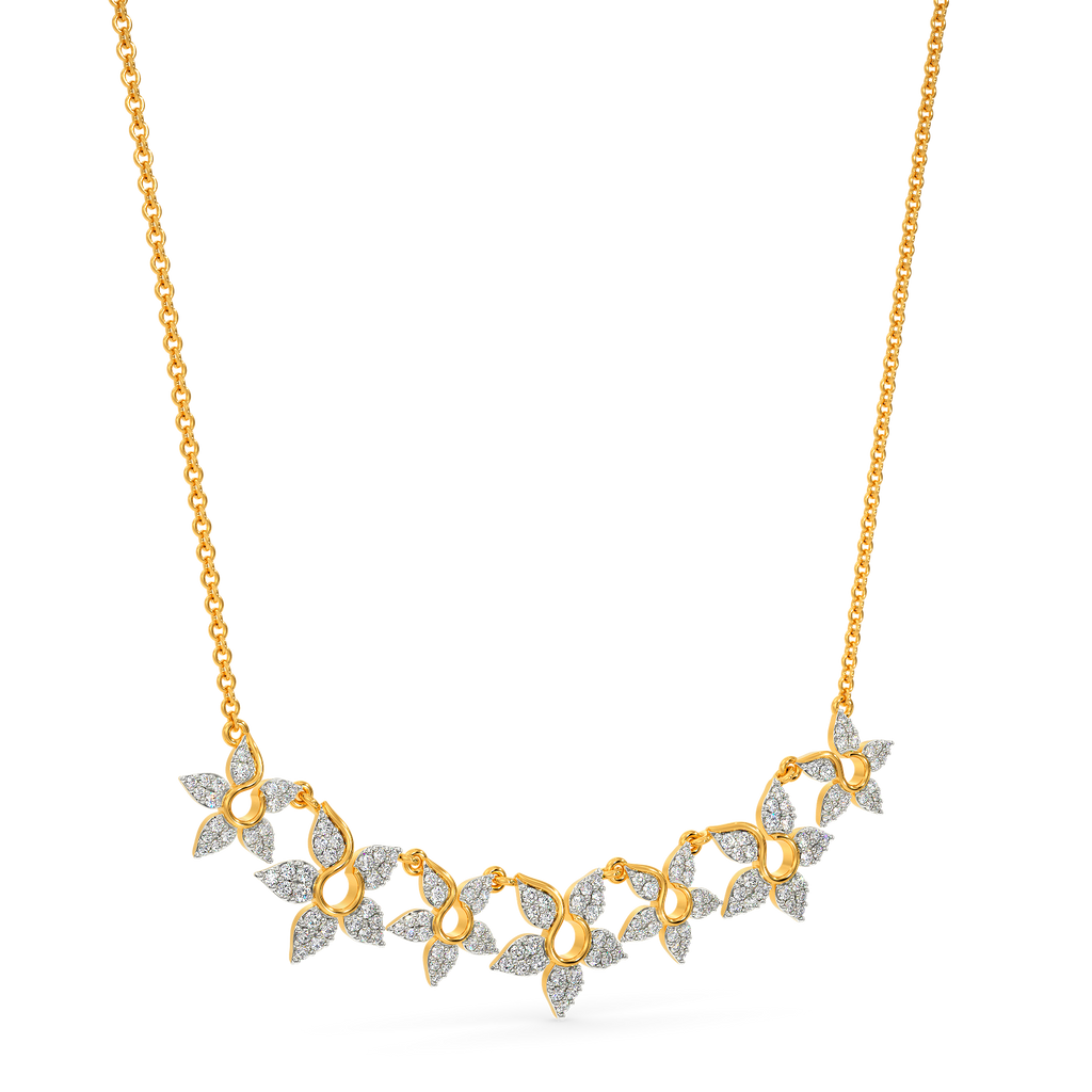 Bloom Breeze Diamond Necklaces