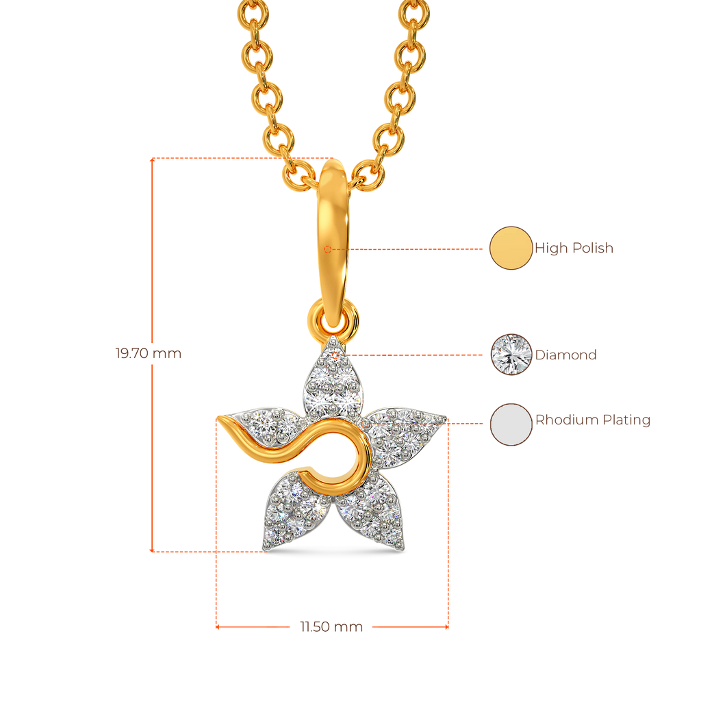 Bloom Breeze Diamond Pendants