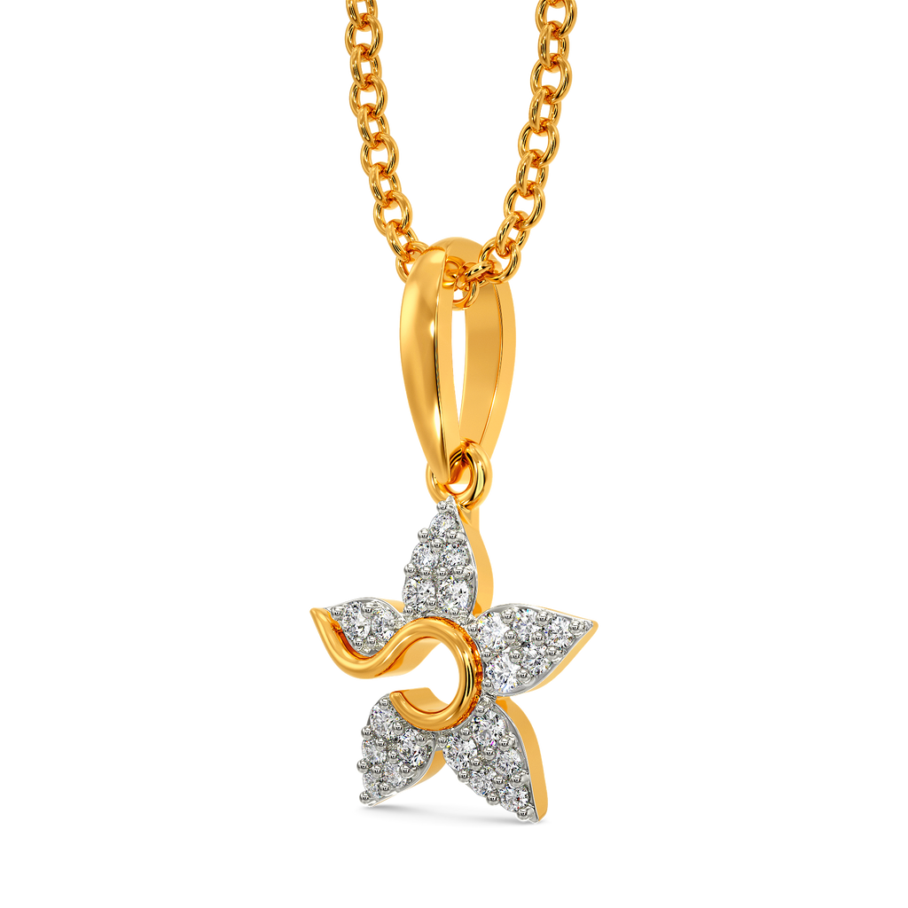 Bloom Breeze Diamond Pendants
