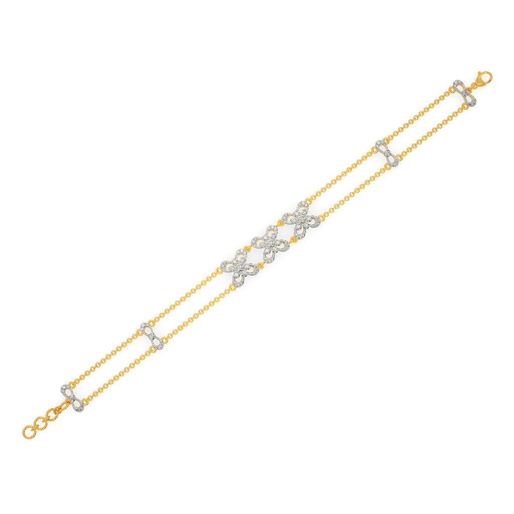 Express in Florals Diamond Bracelets
