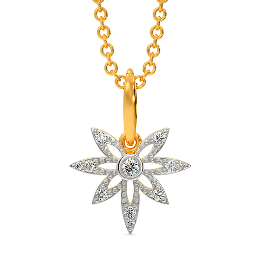 Whimsical Blooms Diamond Pendants
