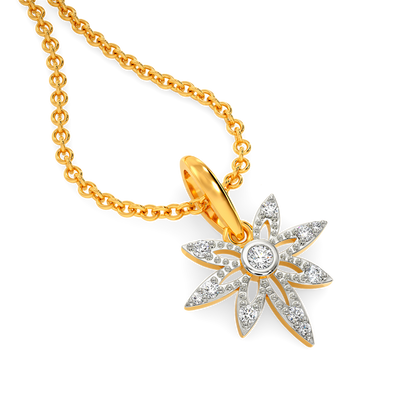 Whimsical Blooms Diamond Pendants