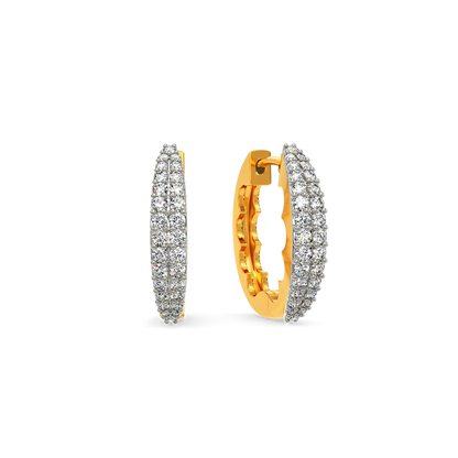 In a Floral Dream Diamond Earrings