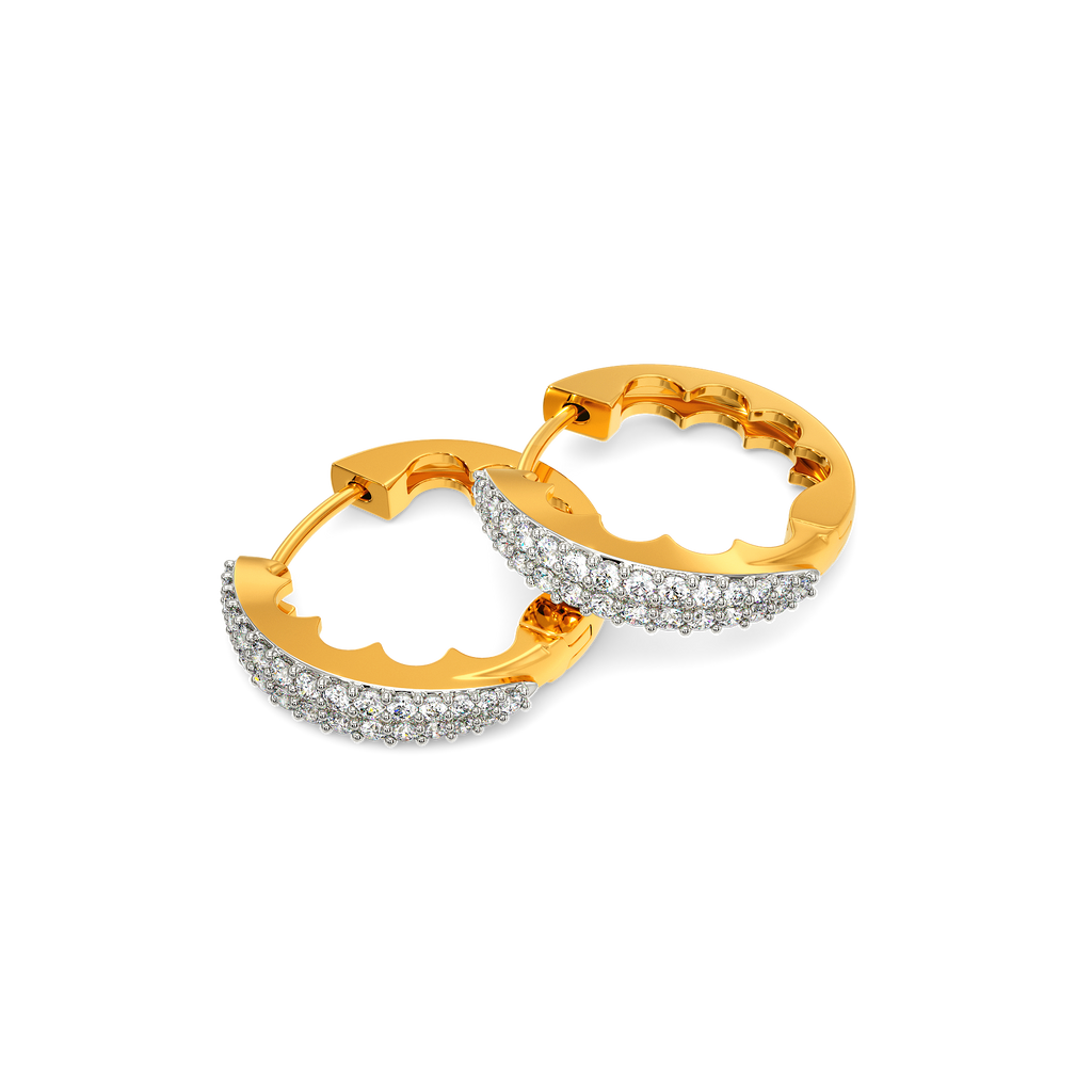 In a Floral Dream Diamond Earrings