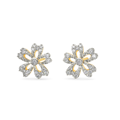 Flora Sparkle Diamond Earrings