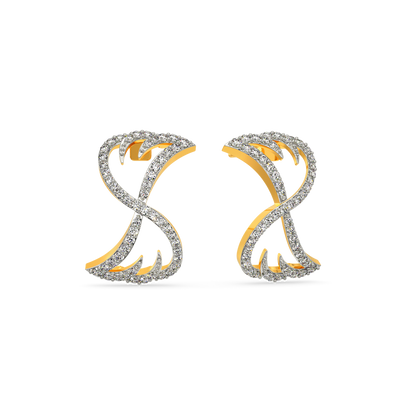 Wings and Party Diamond Earrings