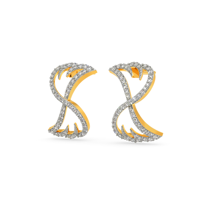 Wings and Party Diamond Earrings