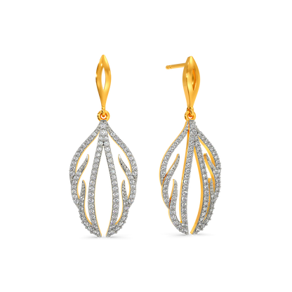 Winged and Whimsy Diamond Earrings