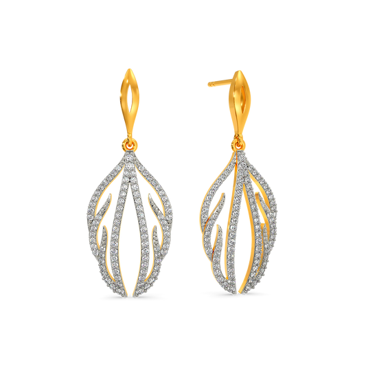 Winged and Whimsy Diamond Earrings