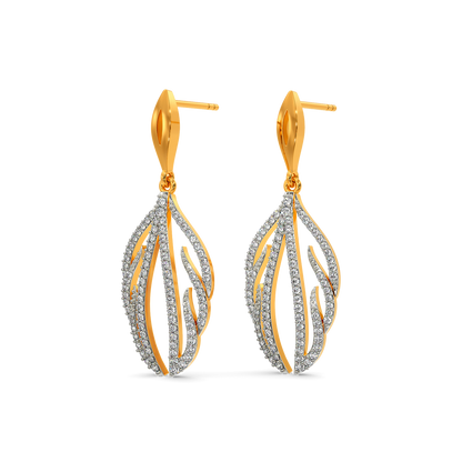 Winged and Whimsy Diamond Earrings