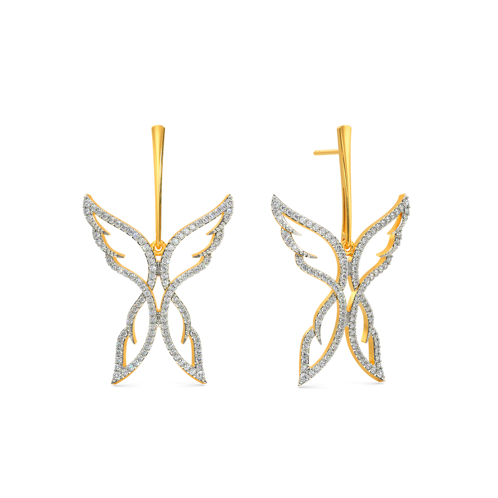 Spread Your Wings Diamond Earrings
