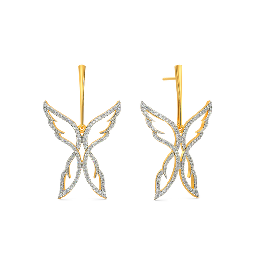 Spread Your Wings Diamond Earrings