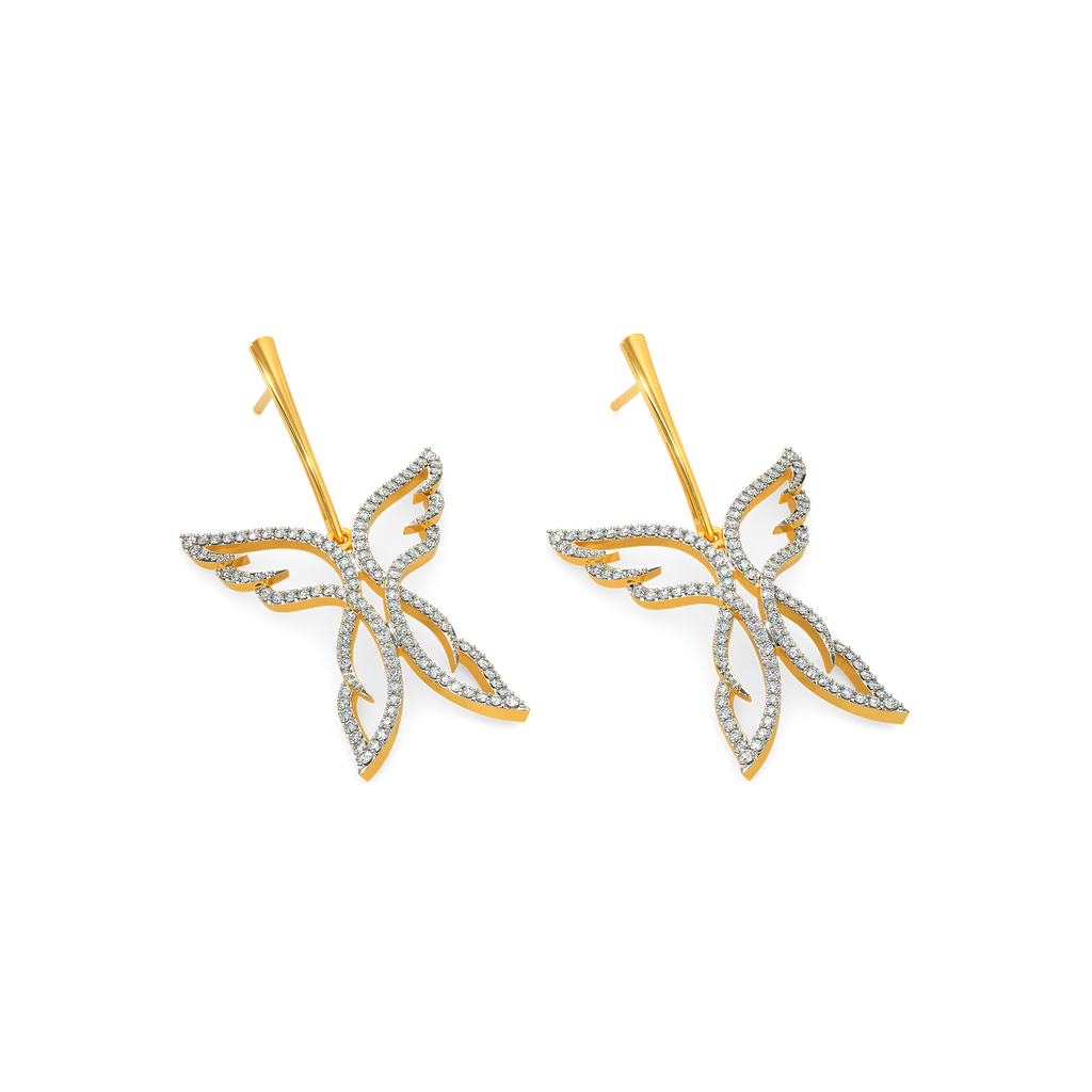 Spread Your Wings Diamond Earrings