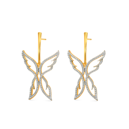 Spread Your Wings Diamond Earrings