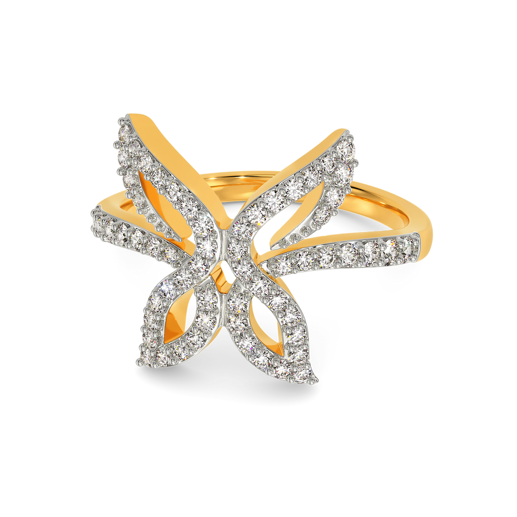 Spread Your Wings Diamond Rings