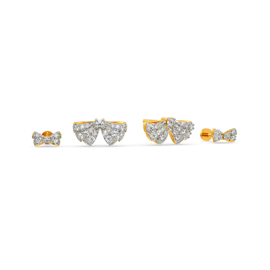 Bowtastic Flair Diamond Earrings