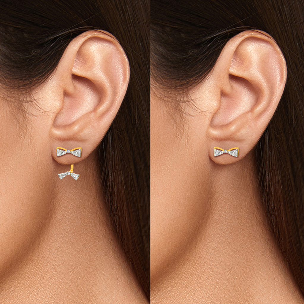Bow Extravaganza Diamond Earrings