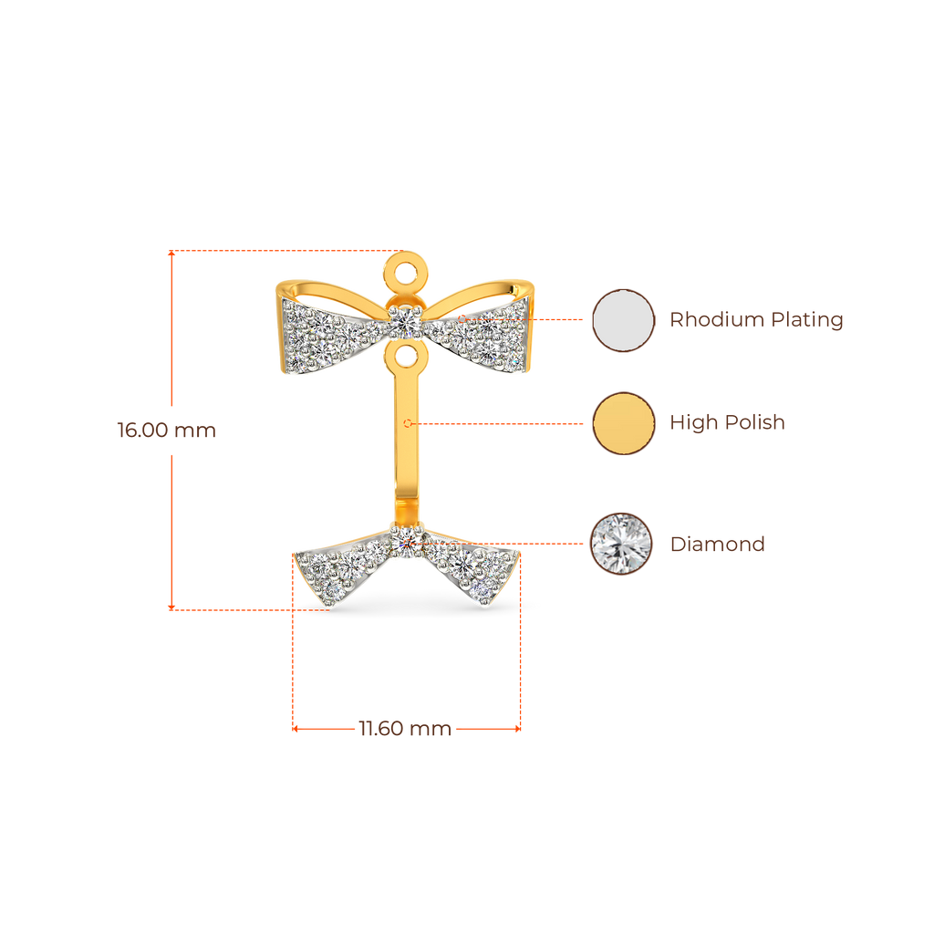 Bow Extravaganza Diamond Earrings