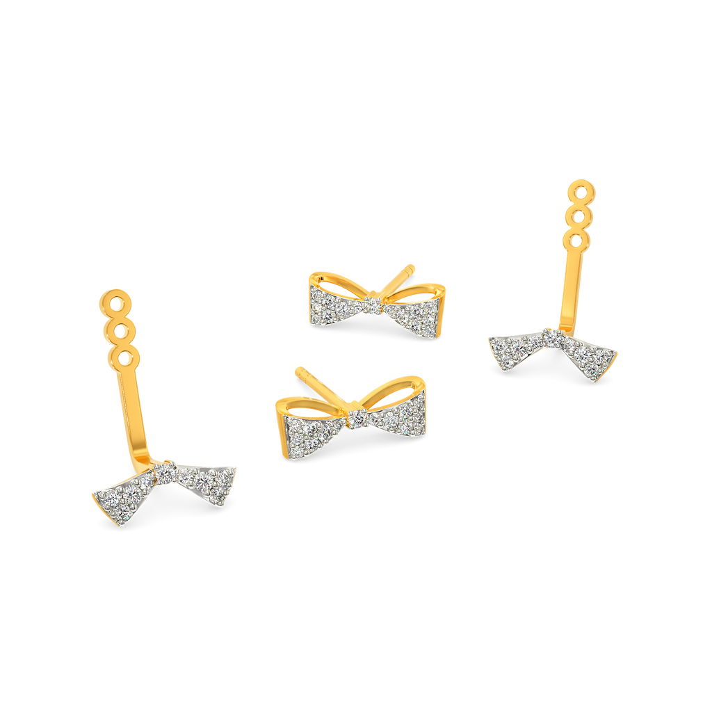 Bow Extravaganza Diamond Earrings
