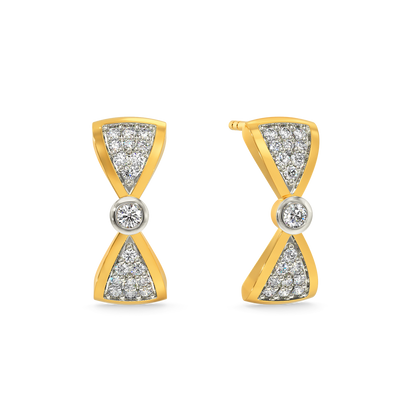 Obsessed with Bows Diamond Earrings
