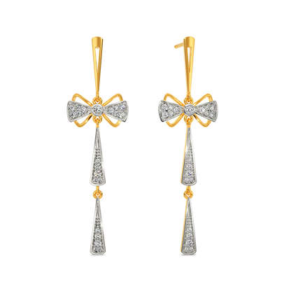 Rise of the Bow Diamond Earrings