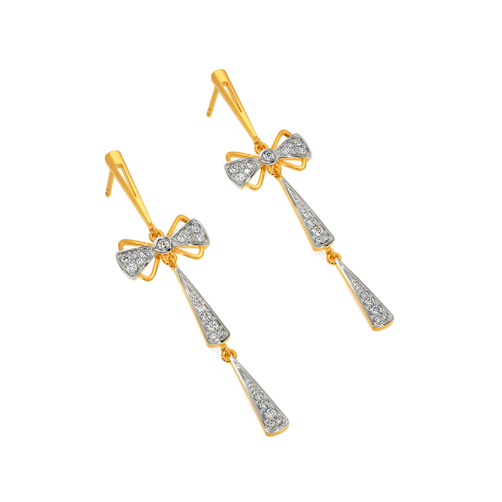 Rise of the Bow Diamond Earrings