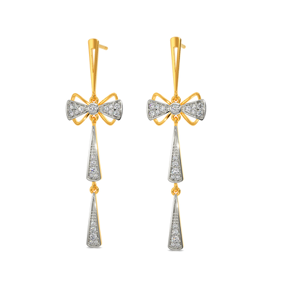 Rise of the Bow Diamond Earrings