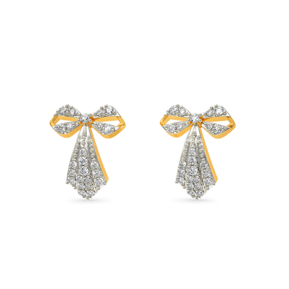 Bow Glam Diamond Earrings