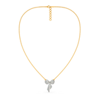 Bow Glam Diamond Necklaces
