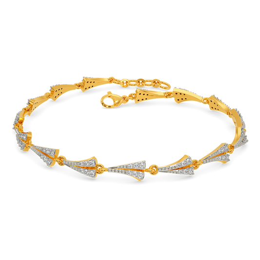 Drapin Drapes Diamond Bracelets