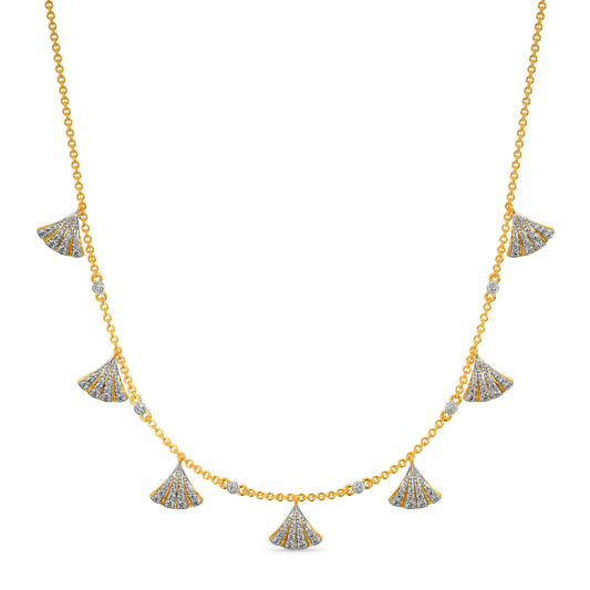 Drapin Drapes Diamond Necklaces