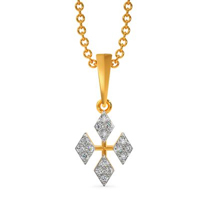 Mesh Majesty Diamond Pendants