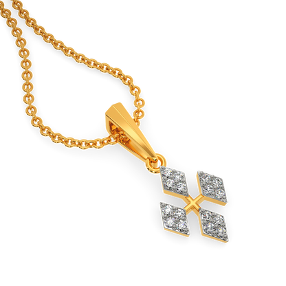 Mesh Majesty Diamond Pendants
