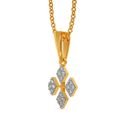 Mesh Majesty Diamond Pendants