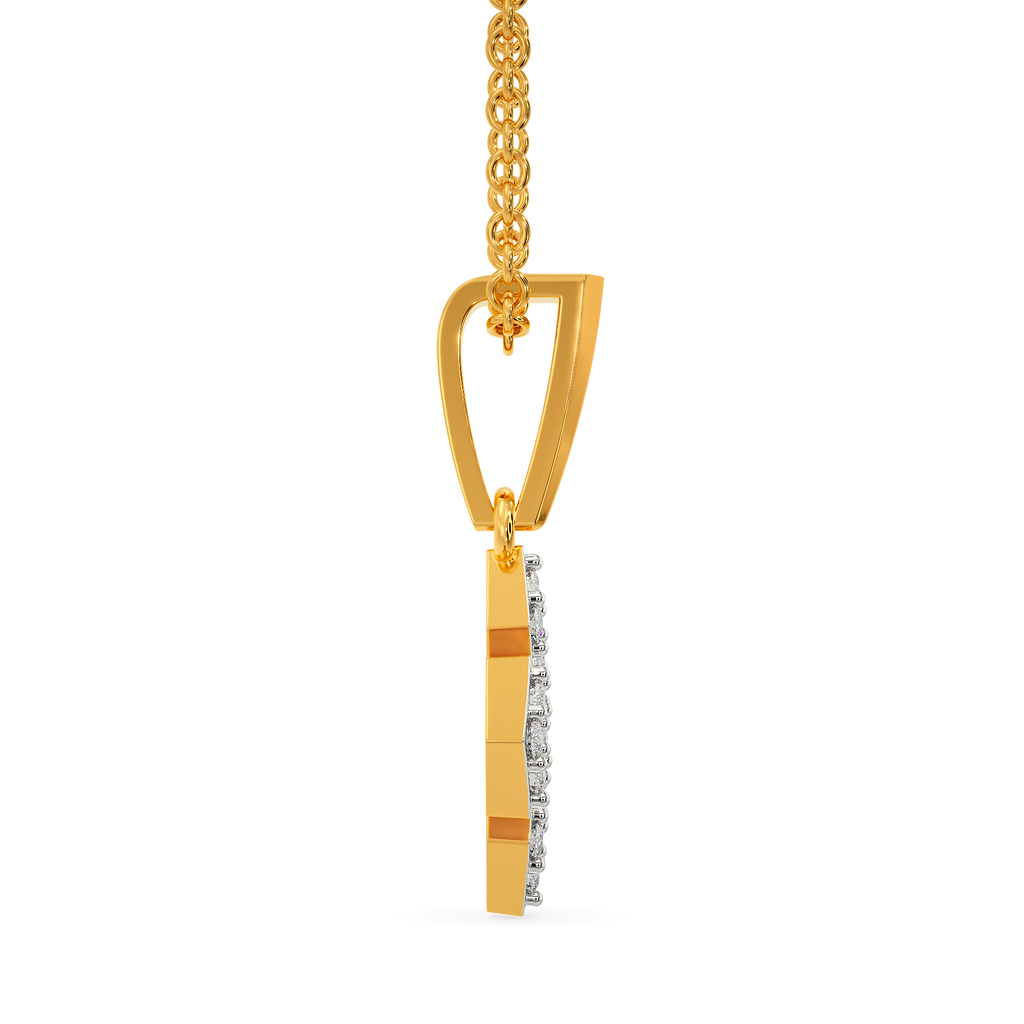 Mesh Majesty Diamond Pendants