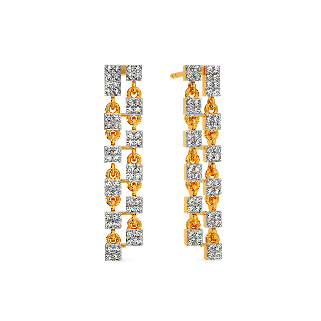 Luminous Links Diamond Earrings