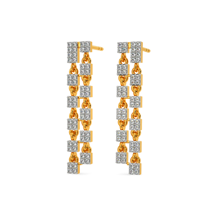 Luminous Links Diamond Earrings